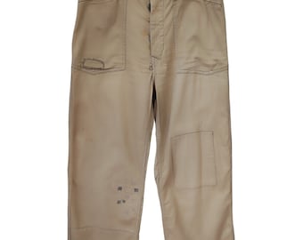 Vintage Polo Ralph Lauren Rusty Reconstructed Ralph Lauren Easy Pants Beige Polo Ralph Lauren Polo Pants Polo Ralph Lauren buckle W 33
