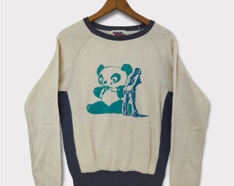 Vintage Hysteric Glamour HYSTERIC GLAMOUR Japan MultiColor Panda B Cheeks Sweatshirt Fit Men S / Women M