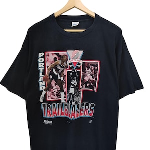 Portland Trail Blazers Clyde Drexler, NBA-tröja från 90-talet, storlek Large, Portland Salem Sportswear, 1993, storlek XL
