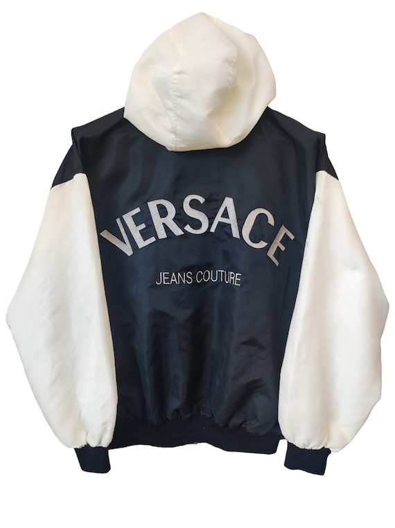 Vintage Versace Classic Versus V2 Nylon Hoodie Versace Jeans