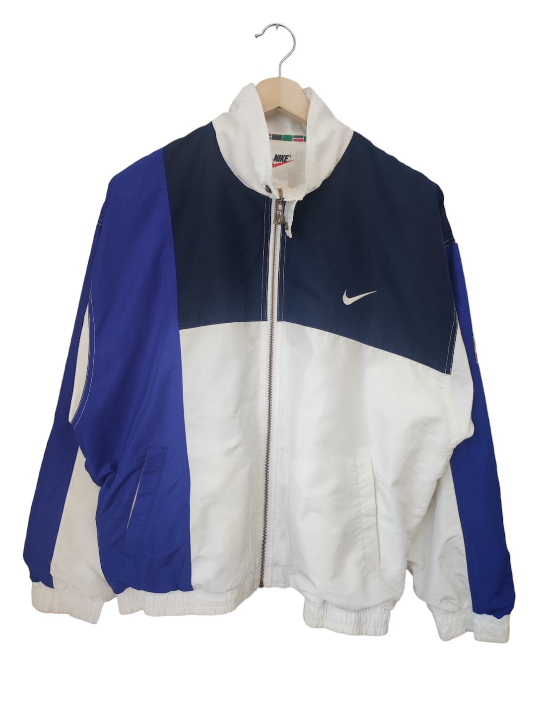 Vintage 80's NIKE Challenge Court Casual Tennis Tribute Zipper