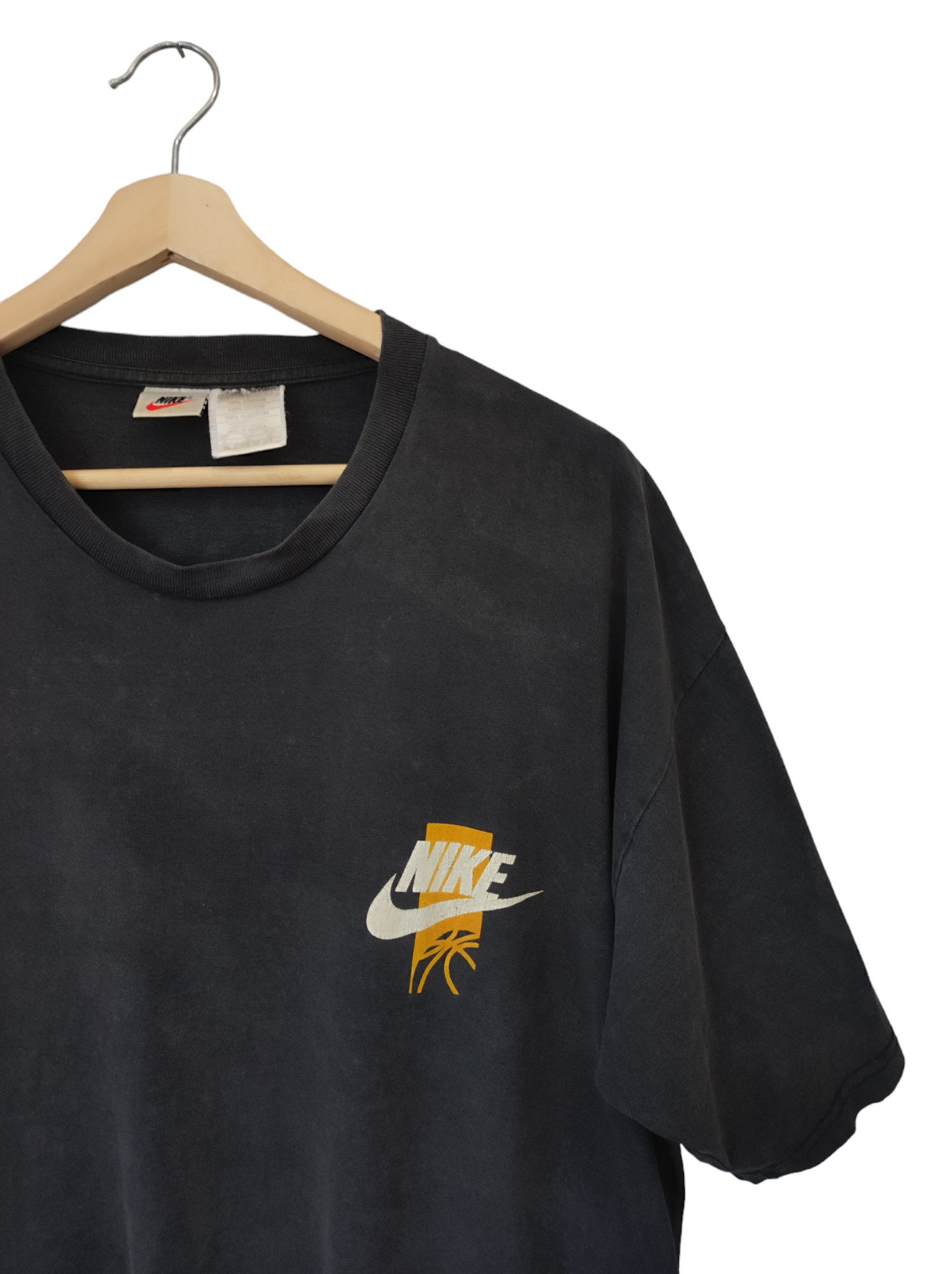 Vintage 90s Nike Pop Art Caricature Basketball Slam Dunk T Shirts 