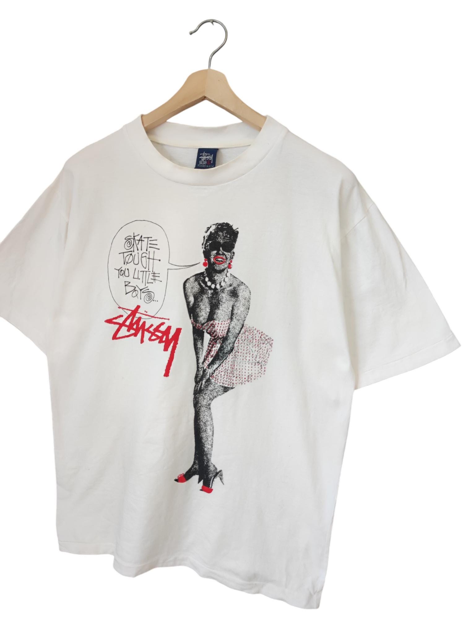 ★人気★【STUSSY】★Stussy Built Tough T-Shir.t White★ Stussy Built Tough Tee White Men's - US