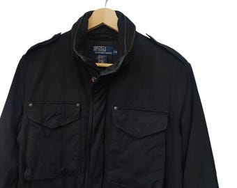 Vintage Polo Ralph Lauren Iconic M-65 Field Jacket USA Polo Ralph