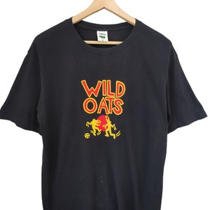 Vintage Keith Haring POP SHOP haring Wild Oats dancing playing vintage haring pop art scene graphic black XLarge size