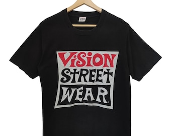 ビンテージ 80S 90S VISION STREETWEAR ヴィジョン ウイングマーク Tシャツ オリジナル ブラック アメリカ製 USA製 il_340x270.5936873431_tvw9.jpg