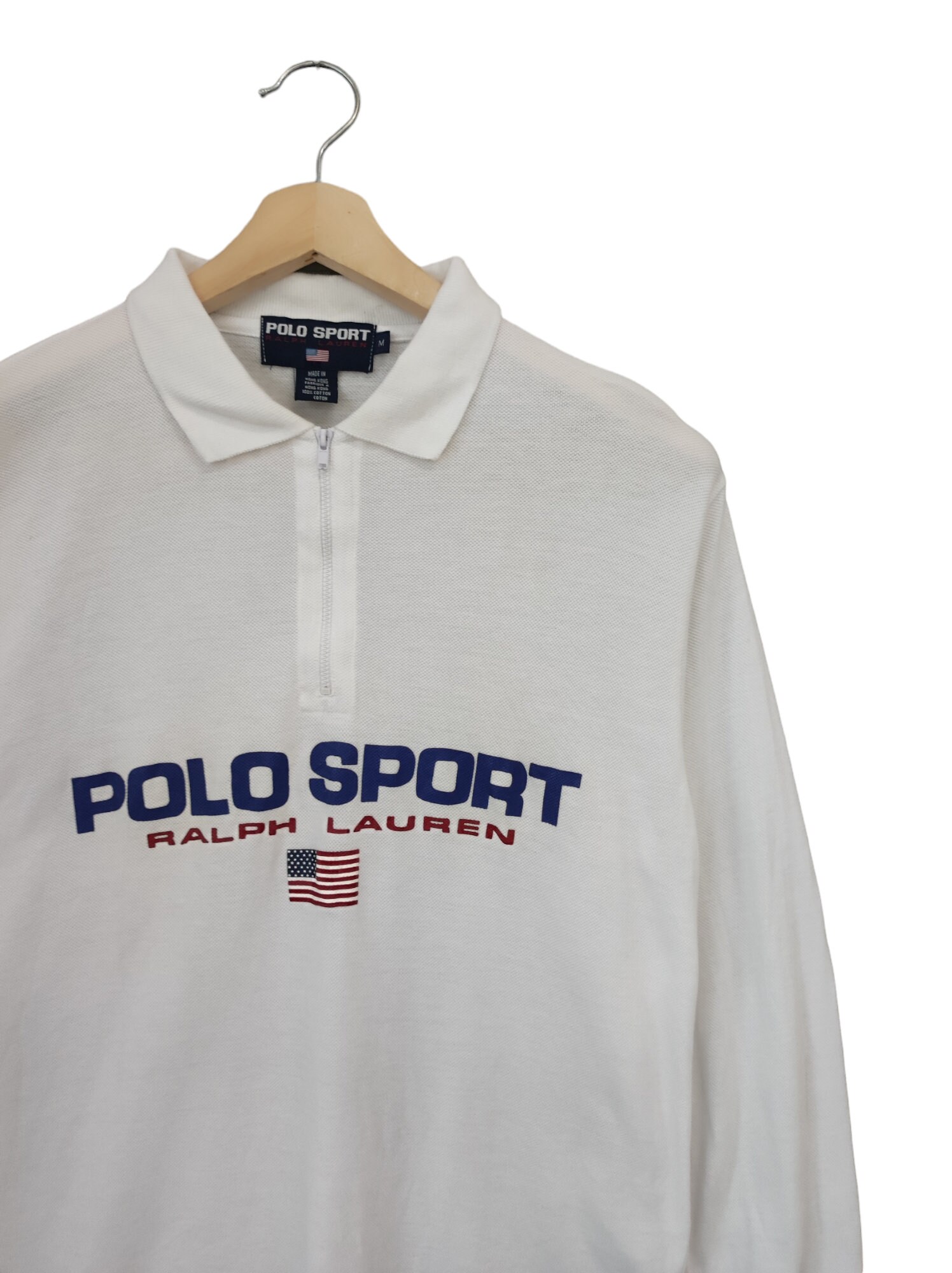 Vintage 90s Polo Ralph Lauren Shirt Polo Sport Polo Spell Out Logo