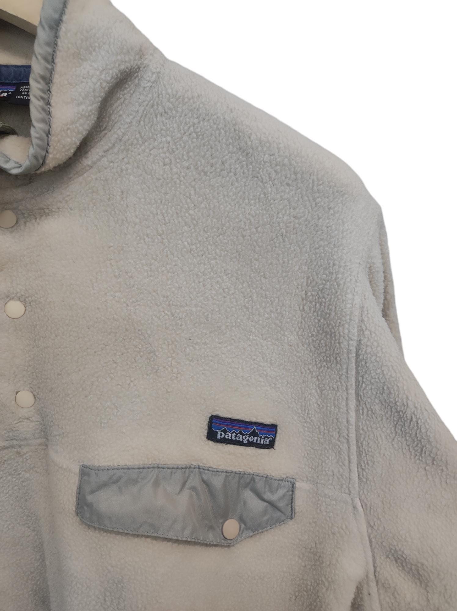 Vintage 80s Patagonia Jacket 1/4 Button Pullover Crew Neck