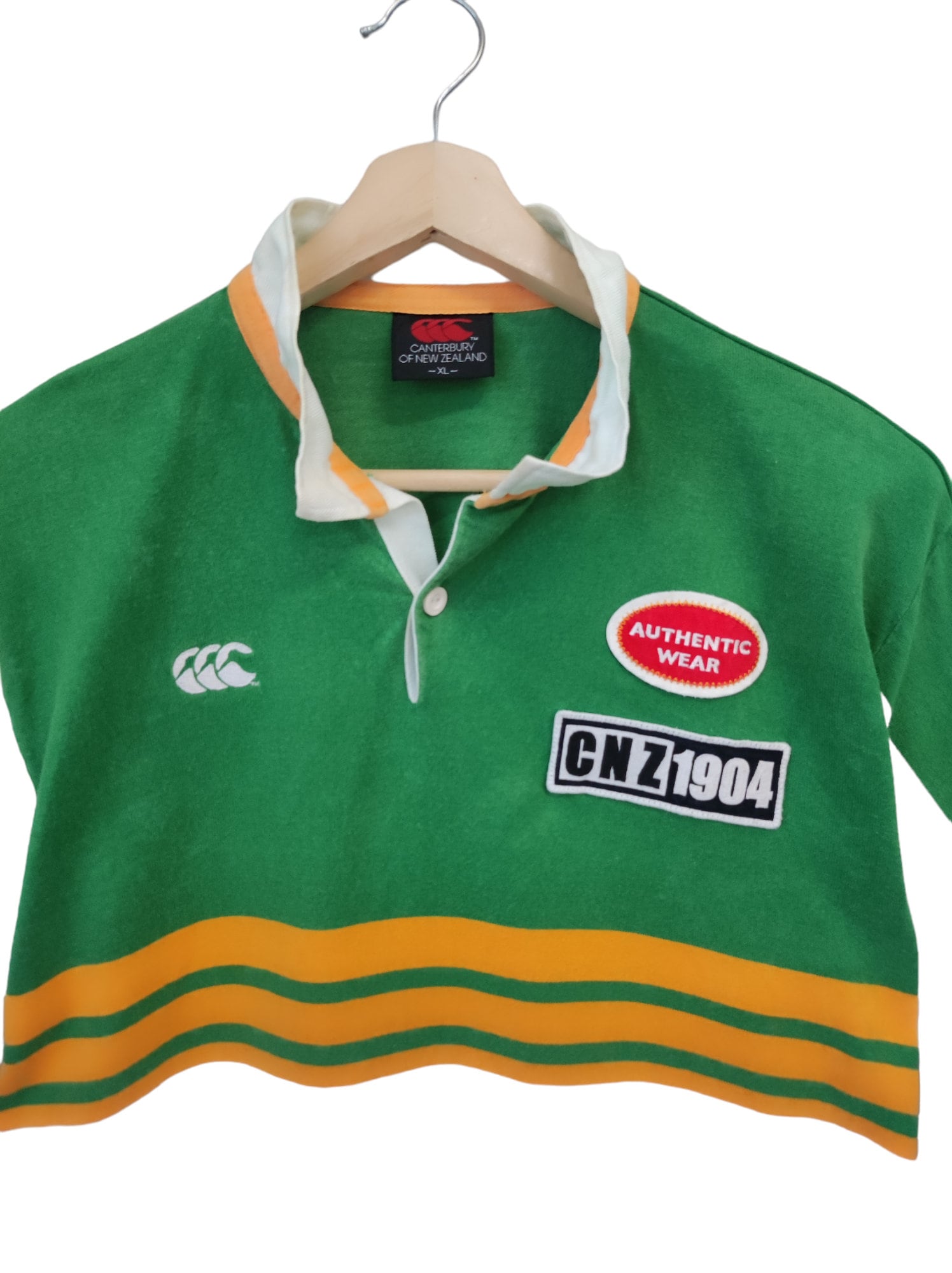 ウェア 90s canterbury japan rugby shirt small Vintage 90s Canterbury Classic Logo Jersey Rugby All Blacks