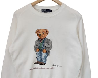 トップス vintage POLORALPHLAUREN PoloBear 90's vintage polo bear ralph lauren sweater bear long sleeve t