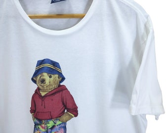 セール【Polo Ralph Lauren】POLO ベアがアロハ♪ハワイ Tシャツ Vintage Polo Bear Polo Ralph Lauren Bear Hawaiian Shirts