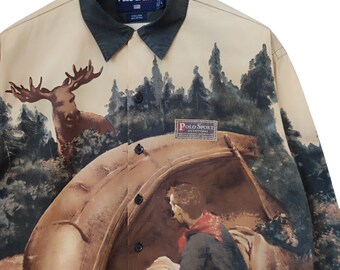 90年代 POLO SPORT コリンズ アウトフィッターズ ラルフローレン L/S