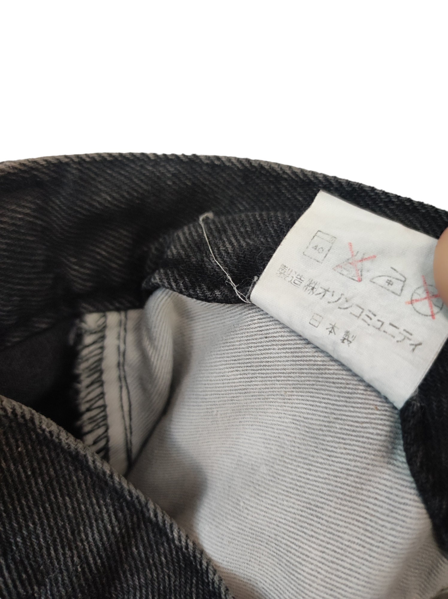 Vintage Hysteric Glamour Hagi Denim Black Hysteric Hysteric