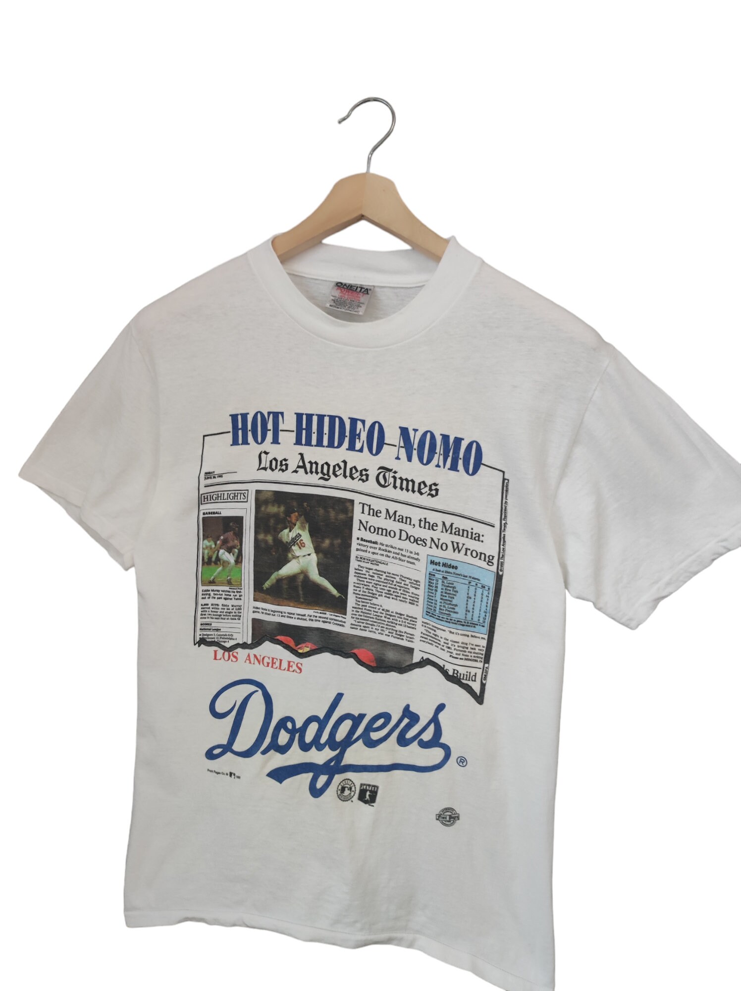 Vintage Hideo Nomo Hot Hideo Nomo Los Angeles Times Newspaper
