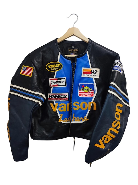 Vanson Leathers スカジャン Vintage Vanson Leather Vanson Boston Mass Vanson One Star Leather