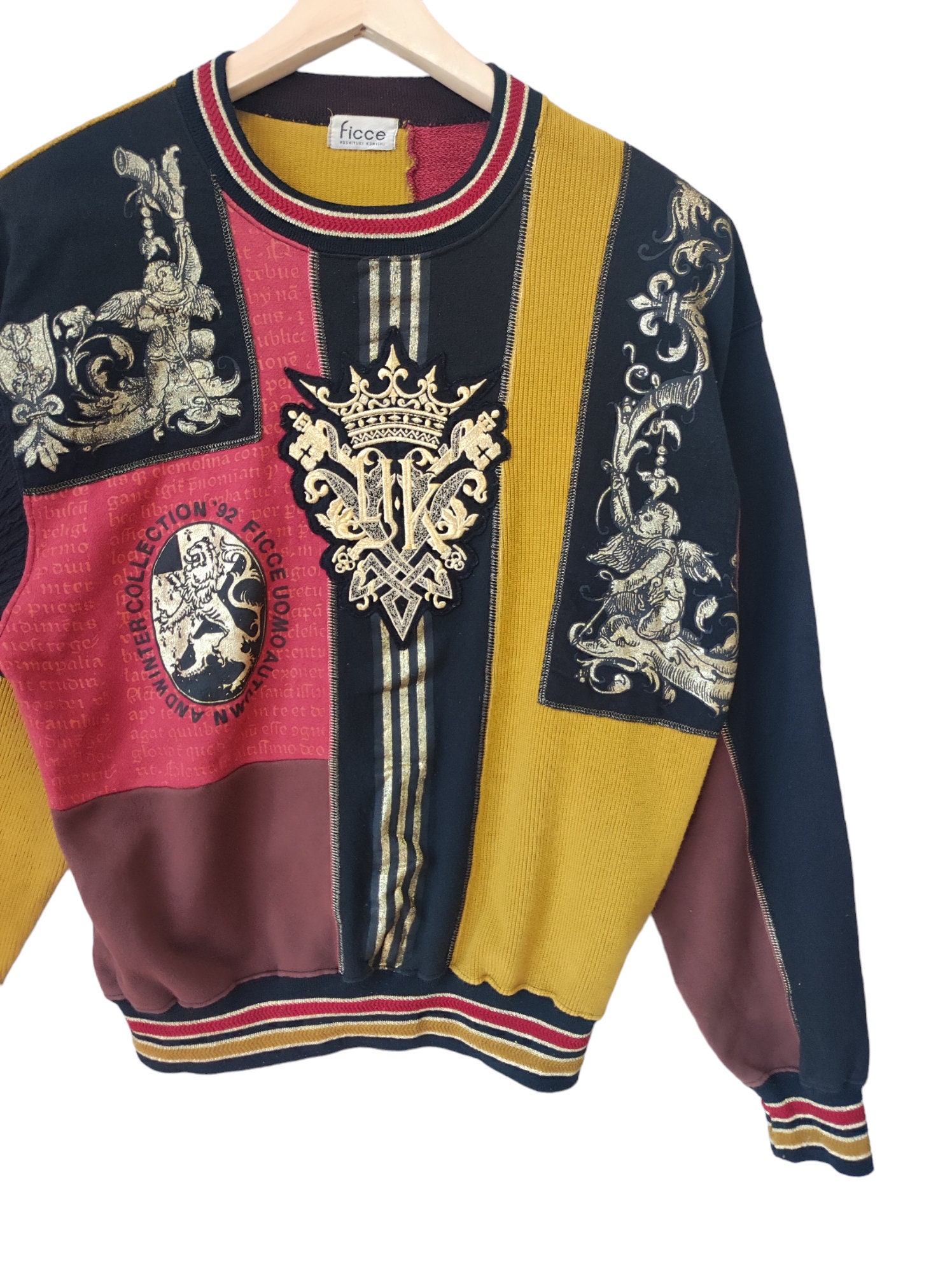 ◆YOSHIYUKI KONISHI（FICCE UOMO）総ビーズ ジャケット Vintage 90s Ficce Uomo by Yoshiyuki Konishi Ficce Uomo Autum