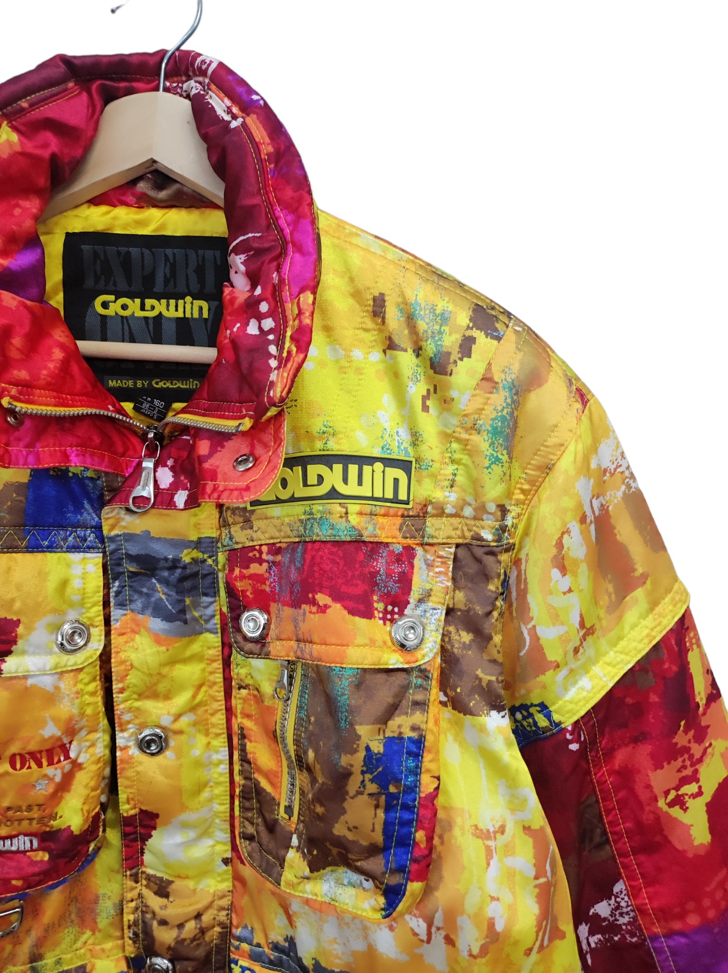 90s Goldwin Expert Only Danger Past God Forgotten Winter Neon