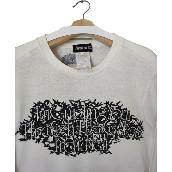 Hysteric グラフィックTシャツ S Vintage Hysteric Glamour Japan Girl Meet the Creeper Black Tshirt