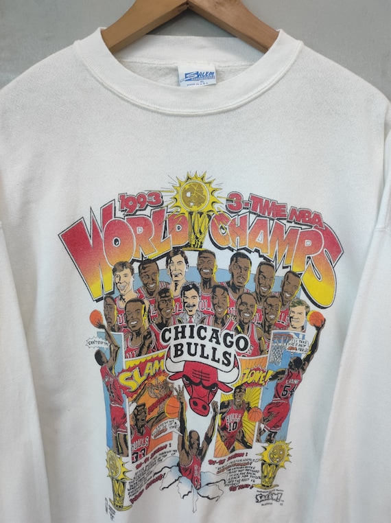あ*み様 激レア‼️90s Chicago Bulls SALEM NBA 総柄 Vintage 90s Salem Sportswear Chicago Bulls Basketball T