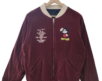 Vintage Disney Sukajan Jacket – Mickey Mouse 1928 Embroidered