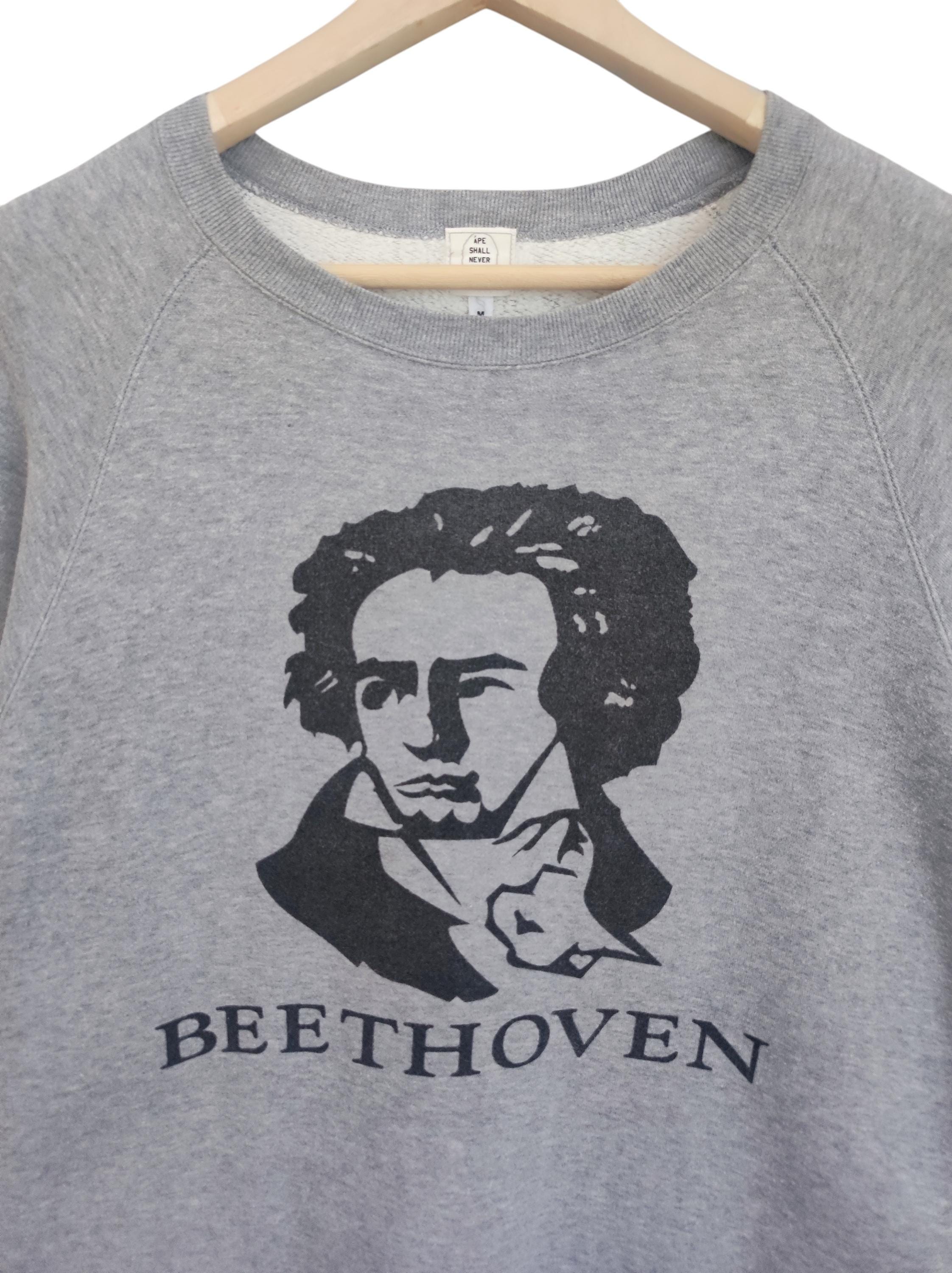 Vintage 90s Beethoven Bape A Bathing Sweatshirts Nowhere Co A