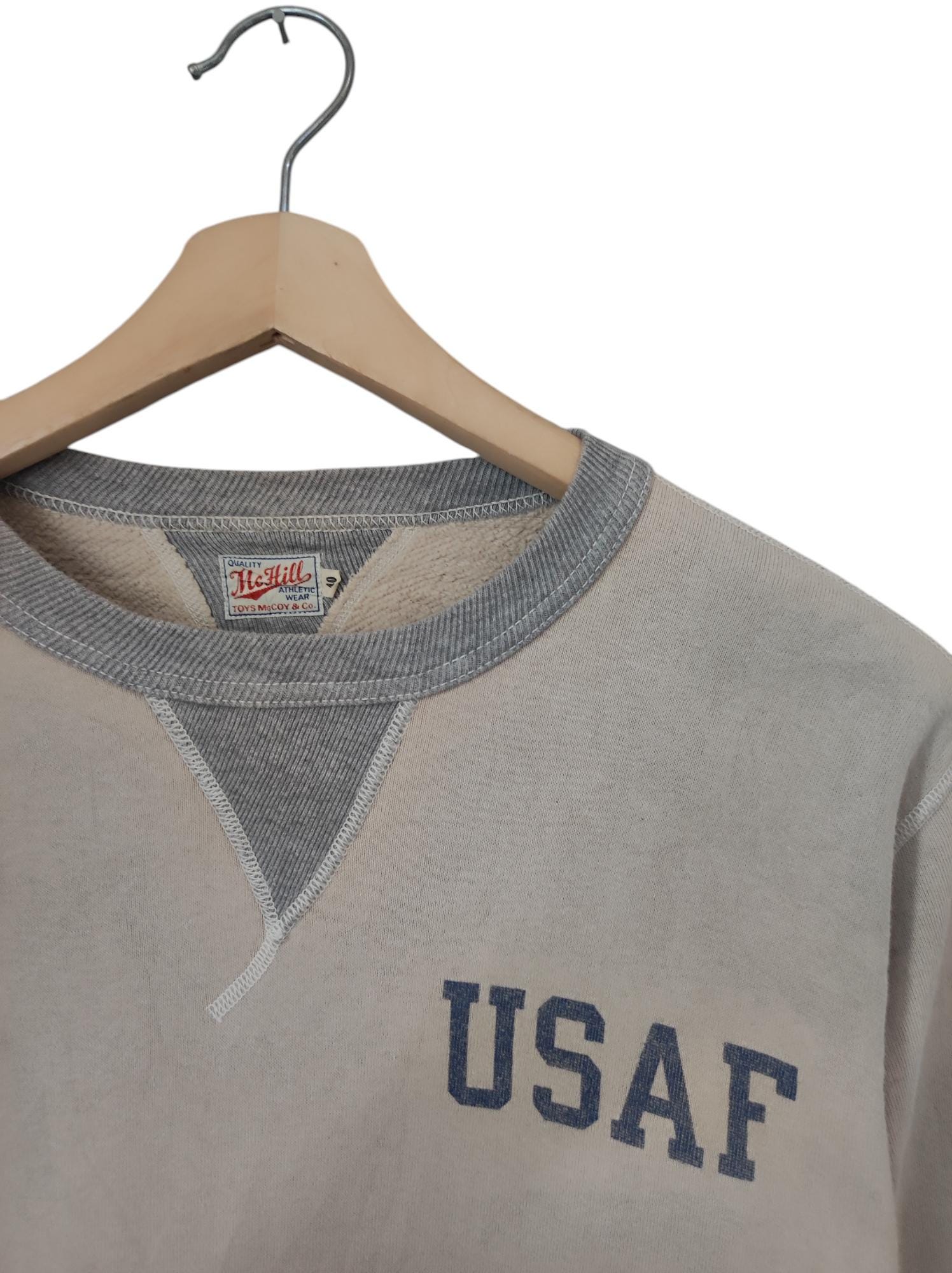 Vintage 90s Mccoy Mchill USAF Sweatshirt Medium Mccoy USAF 