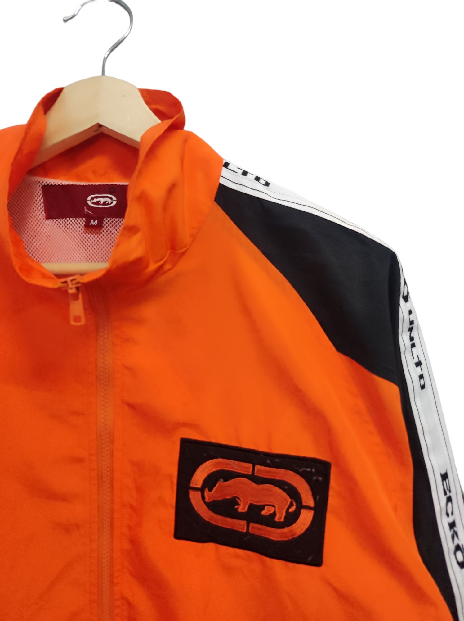 ecko unlimited エコー　ナイロンジャケット　vintage 90s 90s Vintage Echo Function Echo Unlimited Echo Big Logo Hip