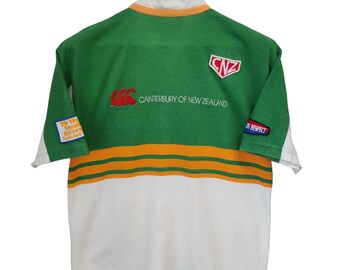 Vintage 90s Canterbury Classic Logo Jersey Rugby All Blacks Retro