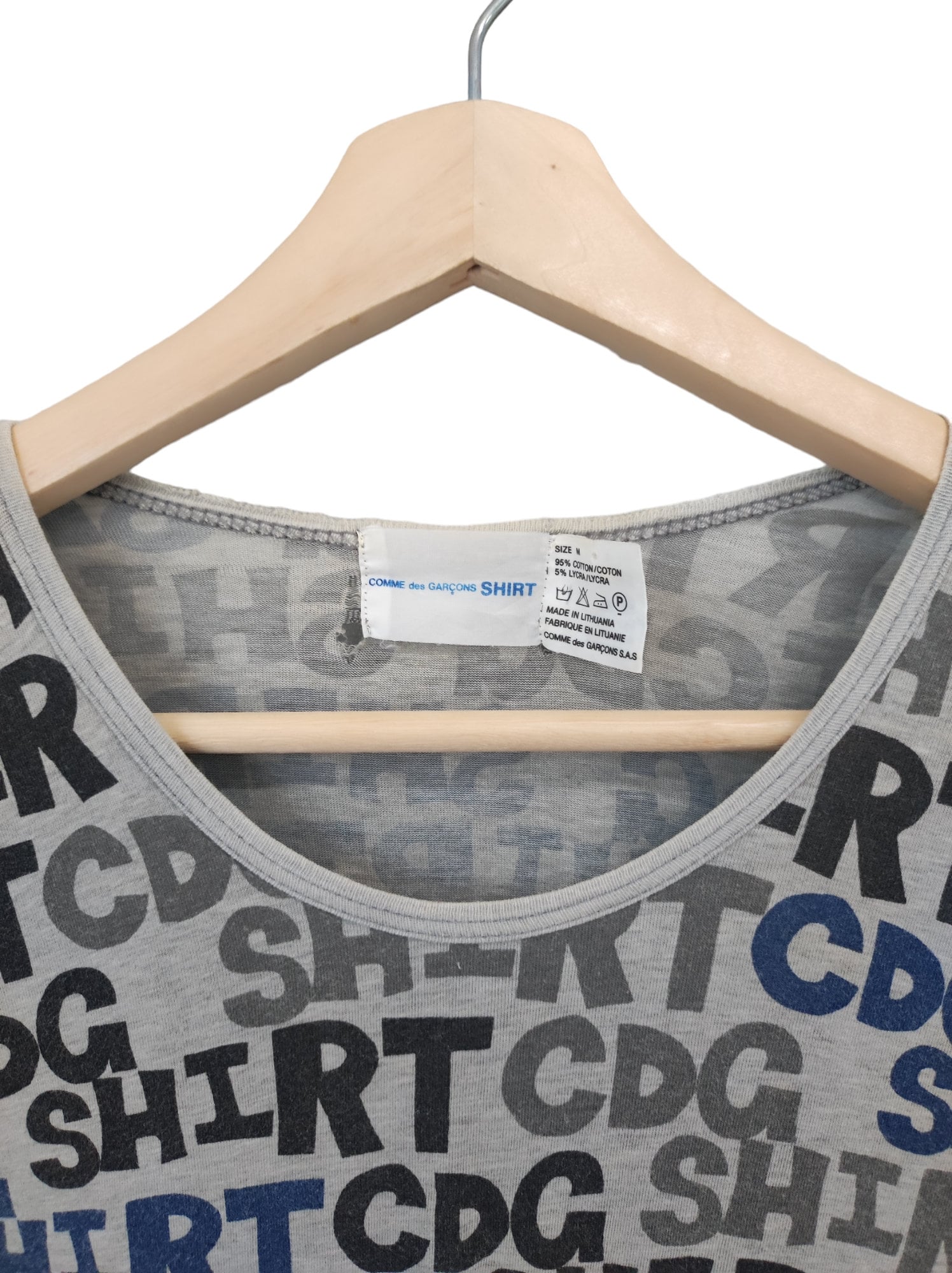 90s Vintage COMME Des GARÇONS X Hammerthor T Ahirt Rei Kawakubo
