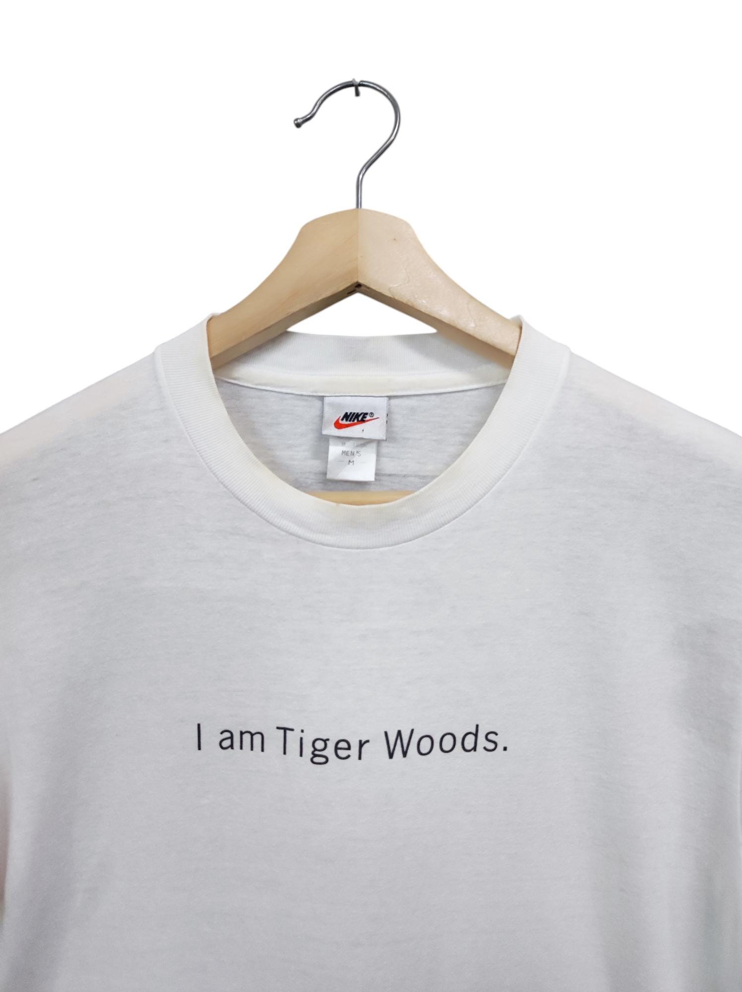 Vintage 90s Nike I Am Tiger Woods Icon Golfer Champion Vintage