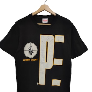 Vintage 80s  Public Enemy rap hip hop tour concert promo t shirts NWA 2PAC 50/50 Rap Tees Hip Hop Rap asiatic target T-shirt Large