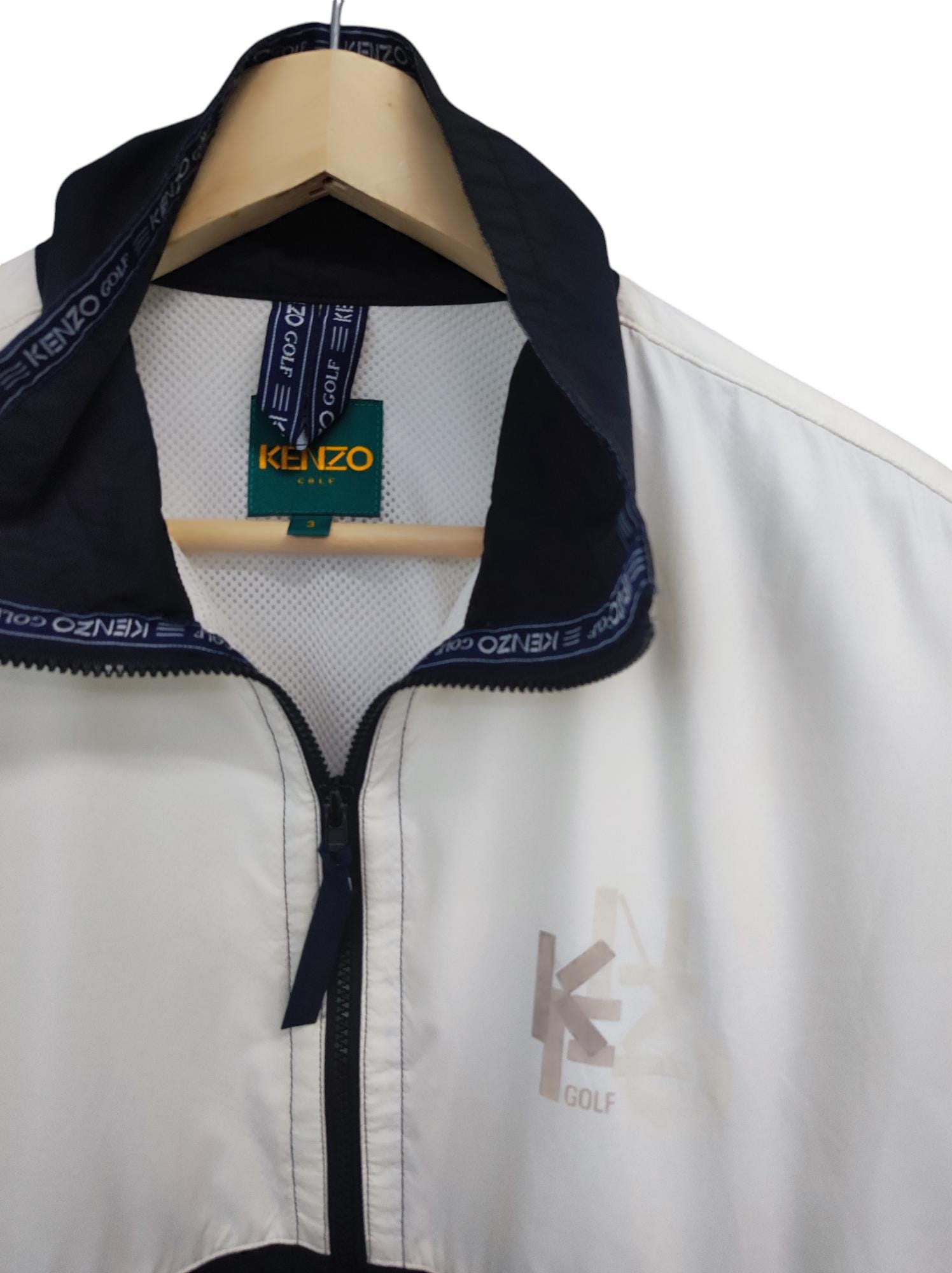 Vintage 90s Kenzo Jeans Kenzo Golf 2 Tones Windbreaker Jacket