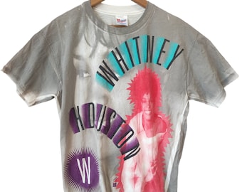 Whitney Houston Graphic Tee | the Voice | 90s R&B Collage Music 
