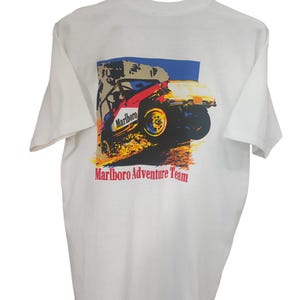 90s Marlboro T Shirt Jeep off Road Adventure Graphic Vintage