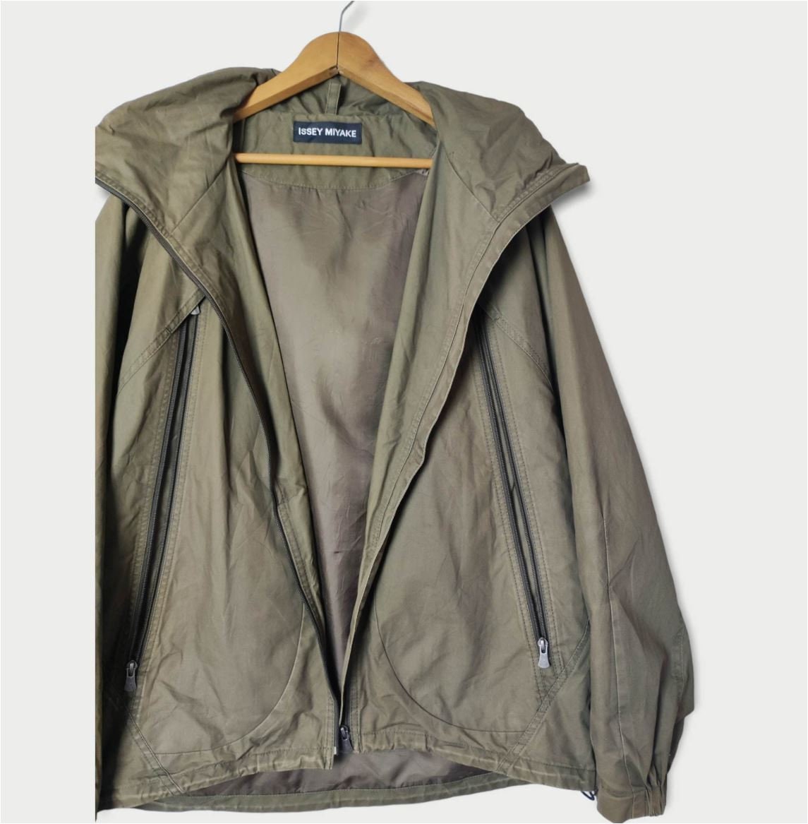 値下げ 80s I.S. イッセイ スポーツ マウンテン ボア 囚人 ジャケット Issey Miyake AW 1984 Issey Sport I.S Cotton Blue bomber