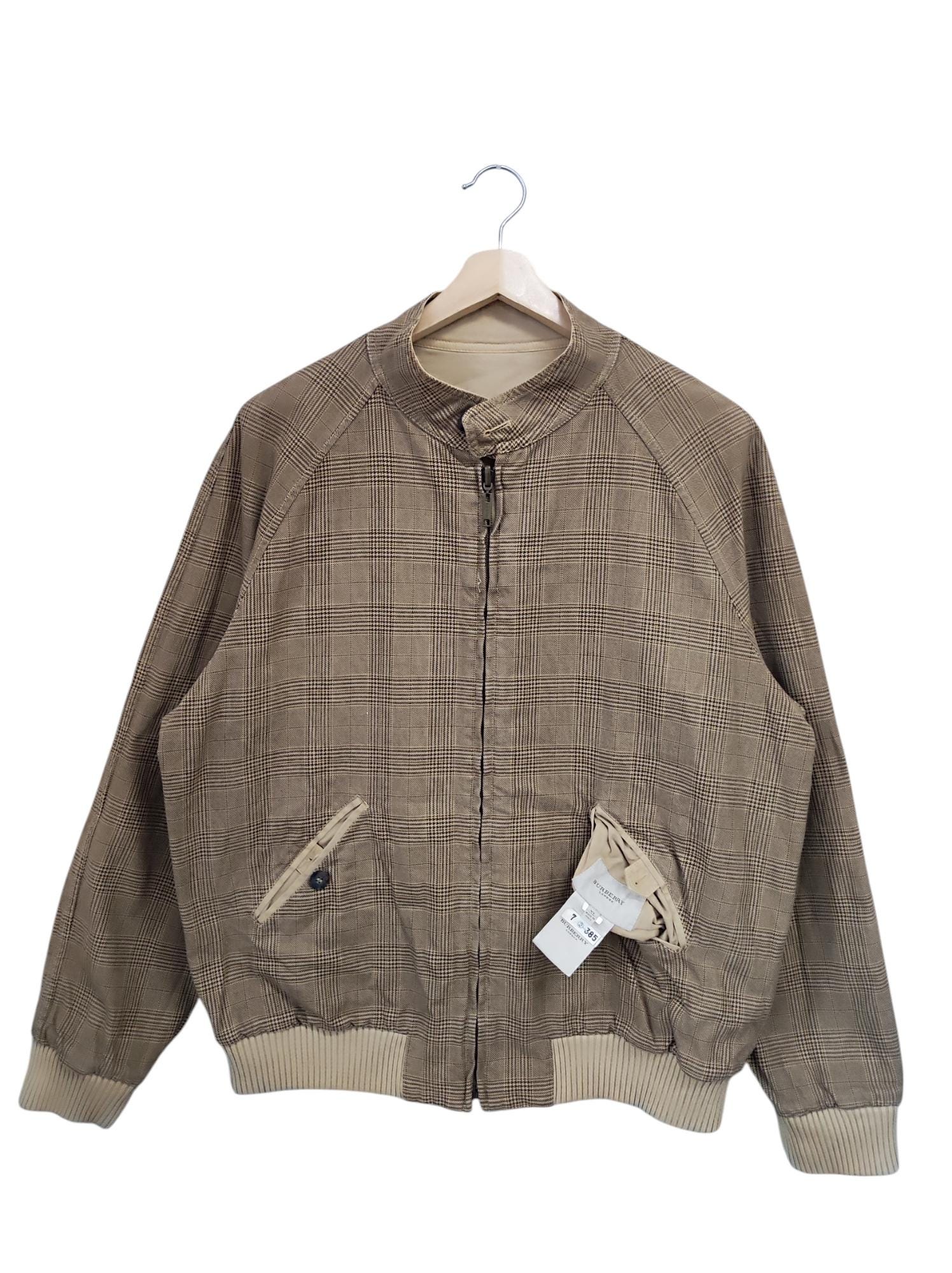 Burberry Wool Plaid Coat BURBERRY LONDON Wool Knit チェスター