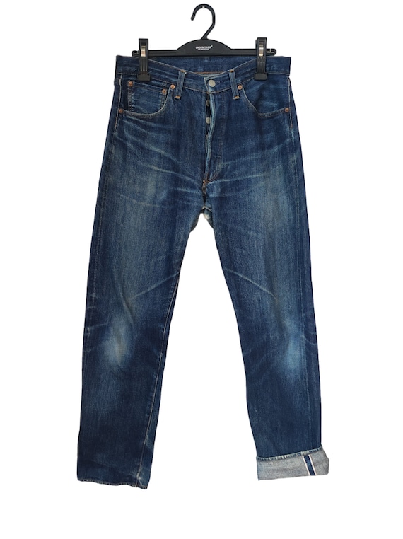 Size 32x42 Vintage 80s Levi's 501 Big E Selvedge Jeans