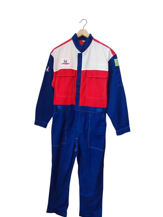Vintage 90s Honda Racing Team Coveralls Honda Japanese Motorsport