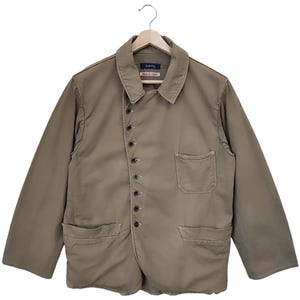 Vintage Kapital Beige 9 button Kapital Country Inc Jacket Kapital Made in Japan Kapital 3 pockets tactical Japan Denime wear outfit size 4