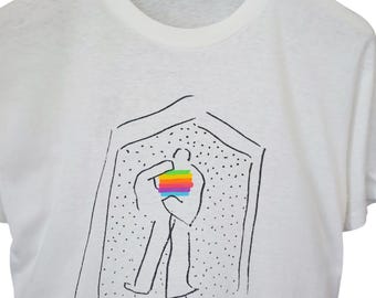 Vintage 1990 Apple Macintosh T Shirt Apple Think First Pop Art