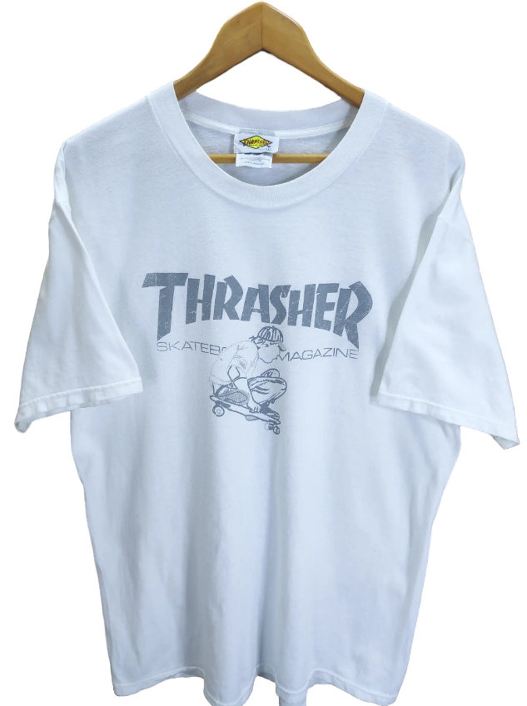 Maglietta vintage Thrasher Skateboard Megazine del 1990