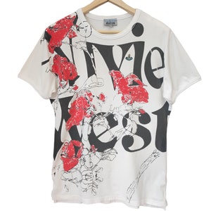 90s ヴィヴィアンウエストウッド PAGAN V Tシャツ M ヴィンテージ Vivienne Westwood 90's PAGAN T-shirt , Size XS , Archive