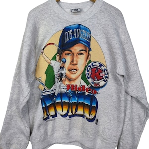 Vintage Hideo Nomo Doctor K MLB Los Angeles Baseball Los Angeles Dodgers Nomo Idol USA Baseball Sweatshirts
