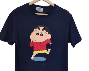 90s クレヨンしんちゃん Tシャツ アニメT 90s 【クレヨンしんちゃん】 Tシャツ ホワイト size.M | 古着屋 芥