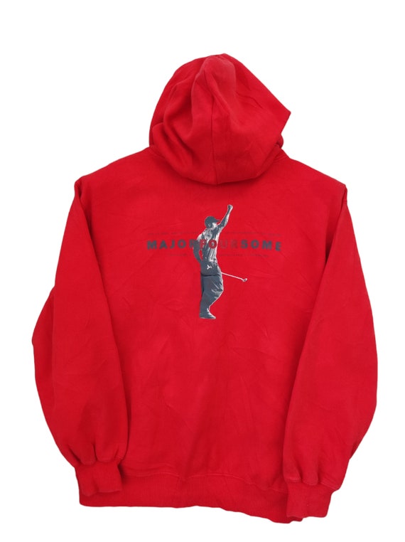Vintage NIKE Y2K Nike Tiger Woods Major Foursome sudadera con capucha sudaderas slam Vintage Nike US Open PGA masters Tamano Medio Tiger Woods Etsy Mexico