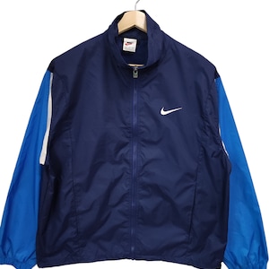 Vintage 80&#39;s NIKE Swoosh Nike Challenge Court Casual Tennis Tribute Zipper White Jacket Nike Sportswear Andrea Agassi Tennis Jacket size S