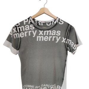 90s Vintage COMME Des GARÇONS Parfums X Merry Christmas Poem Tee