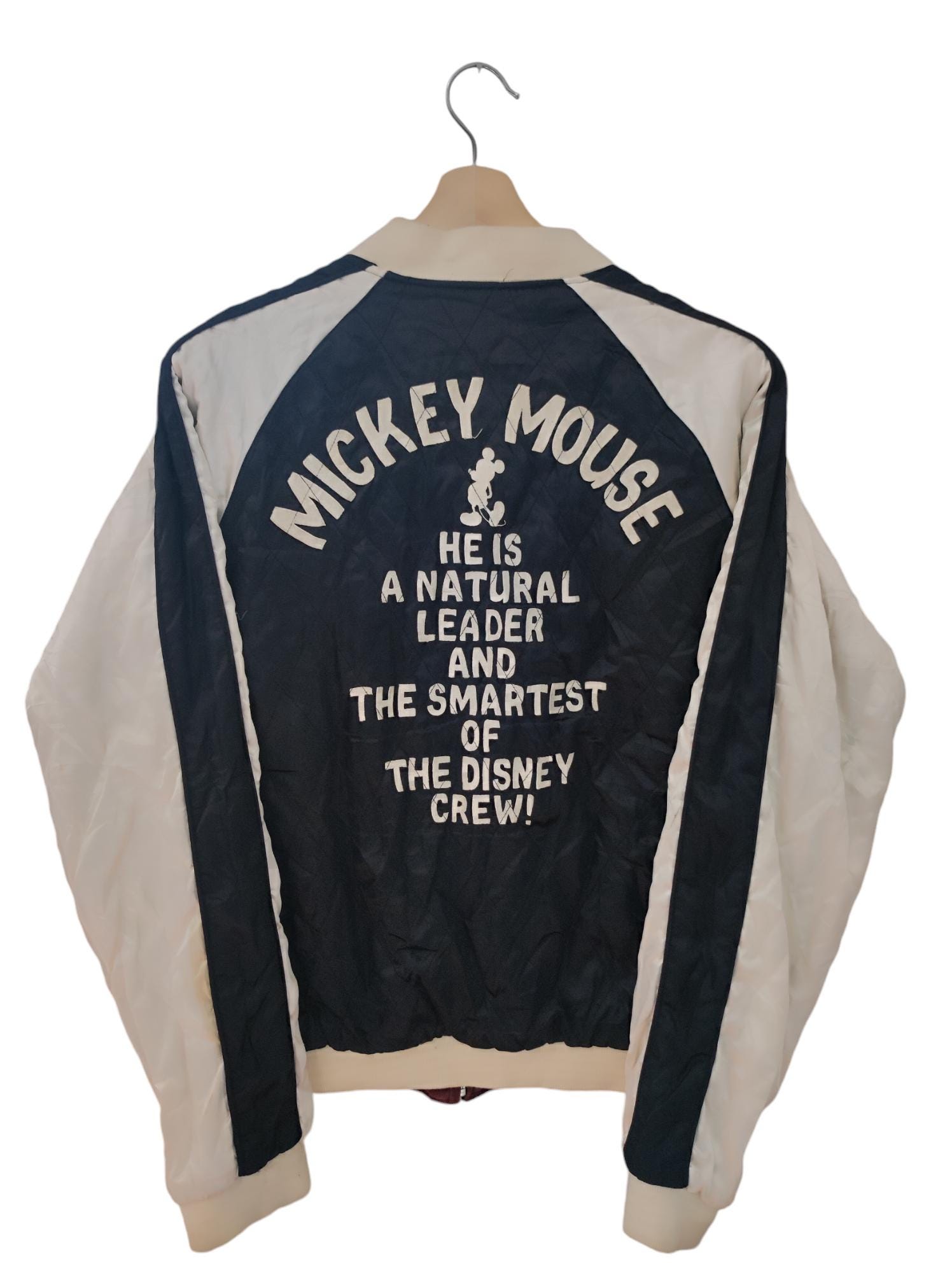 Vintage Souvenir Jacket Sukajan Disney Mickey Mouse Traffic