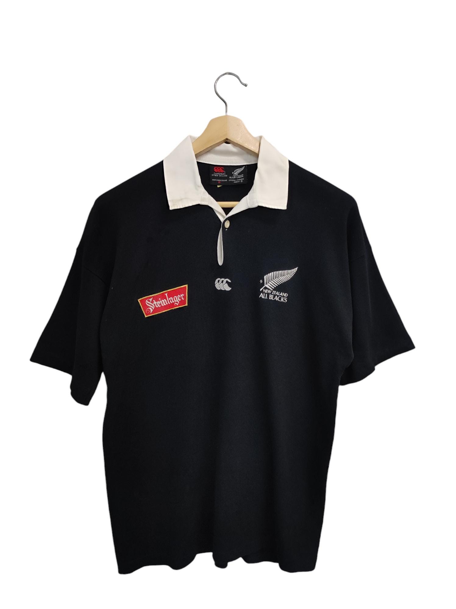 All Blacks 長袖ラガーシャツ Steinlager （CANTERBURY