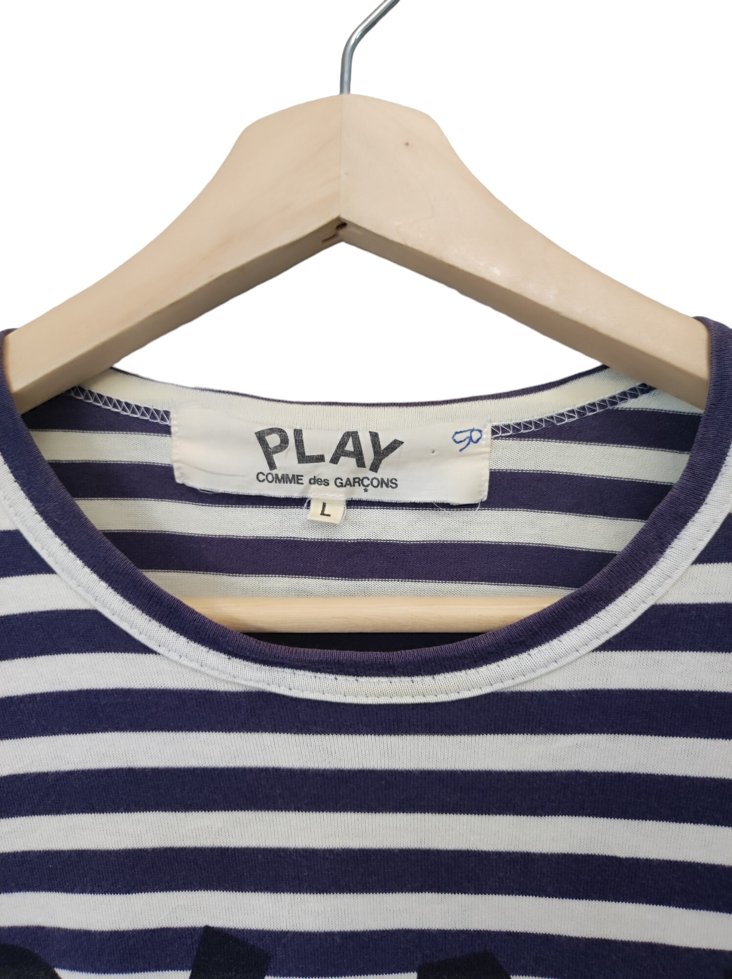 Vintage Comme Des Garcons Homme Plus Long Sleeve Stripe CDG Comme